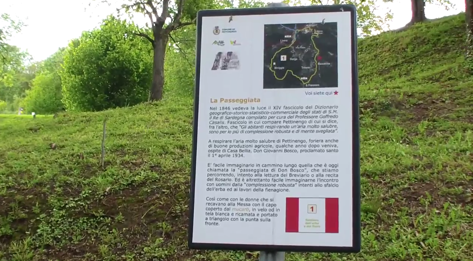 Lungo il sentiero di Don Bosco